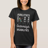 Bevoegdheden wegen op tegen handicaps Autisme Awar T-shirt (Voorkant)