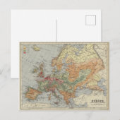 Bevolkingsdichtheid | Europese kaart (Voorkant / Achterkant)