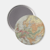 Bevolkingsdichtheid | Europese kaart Magneet (Voorkant / Achterkant)