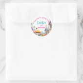 Bevoordeelt Prinses Fee Dochter Verjaardag Fairyco Ronde Sticker (Tas)