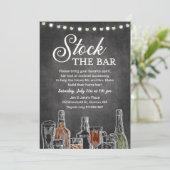Bevoorraad de Bar Koppels Coed Shower Kaart (Staand voorkant)