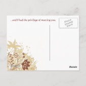 Bevoorrecht Briefkaart (Achterkant)