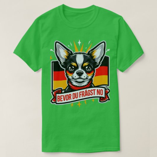 Bevor du fragst Nein Lustige Minner Lustig Herren  T-shirt (Design voorkant)