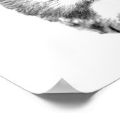 Bevor Du fragst Nein. Lustiges Eulen Poster (Hoek)