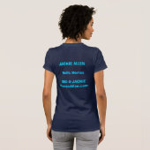 Bevorder uw bedrijf! t-shirt (Achterkant volledig)