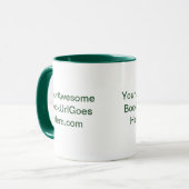 Bevorder Uw boek Klassieke Thee of Koffie Mok (Voorkant links)