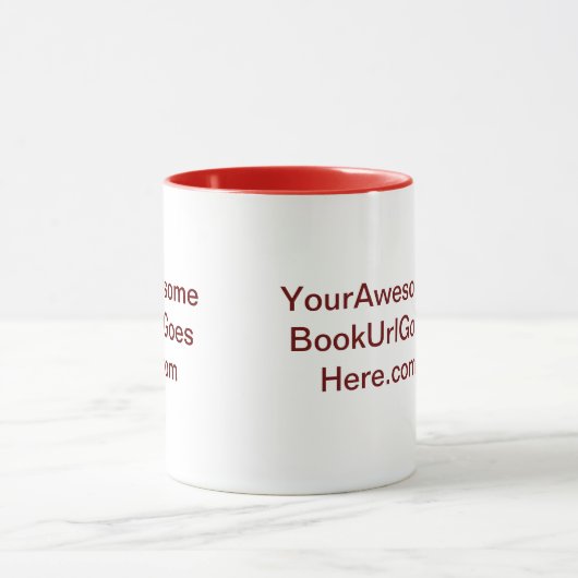 Bevorder Uw boek Klassieke Thee of Koffie Mok (Midden)