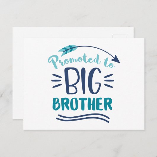 Bevorderd aan Big Brother Briefkaart (Voorkant / Achterkant)