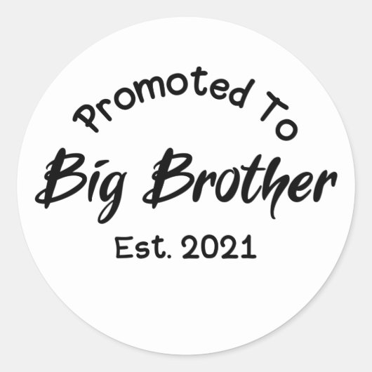Bevorderd aan Big Brother EST 2021 Ronde Sticker (Voorkant)