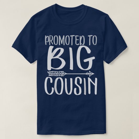 Bevorderd aan Big Cousinfor Big Cousin Crew Kinder T-shirt (Design voorkant)