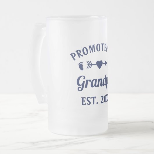 Bevorderd aan grootvader Abuelo Gramps Papa Matglas Bierpul (Voorkant links)