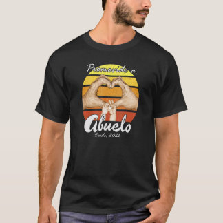 Bevorderd aan grootvader van twee jongens meisjes  t-shirt