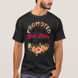 Bevorderd aan Grote Nana Oost 2023 Floral T-shirt