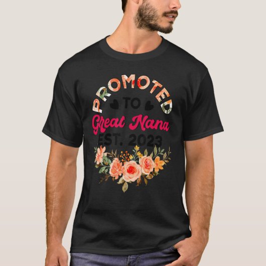 Bevorderd aan Grote Nana Oost 2023 Floral T-shirt (Voorkant)