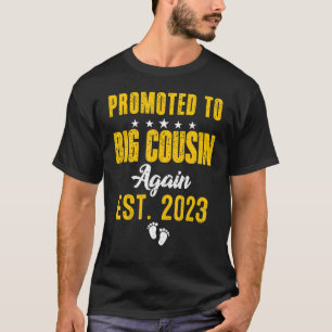 Bevorderd aan grote neef die opnieuw tot grote coë t-shirt