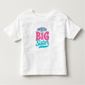 Bevorderd aan grote zuster, nieuw babyzusje onthul kinder shirts (Voorkant)