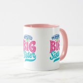 Bevorderd aan grote zuster, nieuw babyzusje onthul mok (Voorkant rechts)