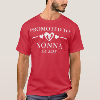 Bevorderd aan Nonna 2023 Zwangerschap Annemen T-shirt