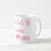 Bevorderd aan nonna roze Mok (Voorkant rechts)