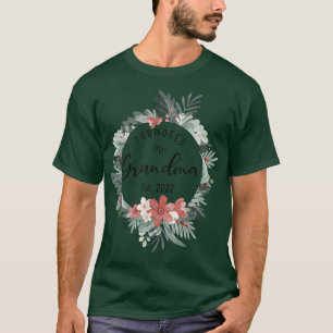 Bevorderd aan oma Est 2022 Vrouwen beginnen aan de T-shirt