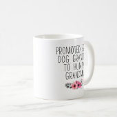 Bevorderd aan oma van Dog Grandma Funny Koffiemok (Voorkant rechts)