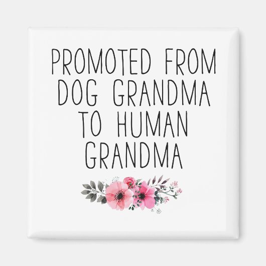 Bevorderd aan oma van Dog Grandma Funny Magneet