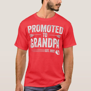 Bevorderd aan opa Est 2022 spoedig om grootvader t T-shirt