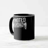 Bevorderd aan opa opa opa grootvader mok (Voorkant links)