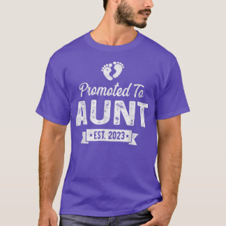 Bevorderd om het Est 2023 binnenkort als tante van T-shirt