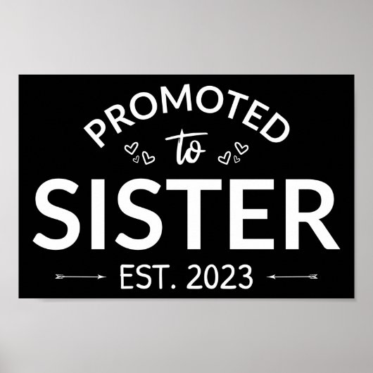 Bevorderd om te zuster Est. 2023 II Poster (Voorkant)