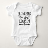 Bevorderd tot Big Cousin Matching Family Romper (Voorkant)