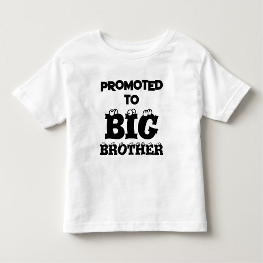 BEVORDERD TOT GROTE BROER BABY AANKONDIGING  KINDER SHIRTS (Voorkant)