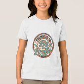 bevorderd tot grote broer  Tri-Blend shirt (Voorkant)