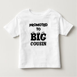 BEVORDERD TOT GROTE COUSIN GEZINSAANKONDIGING  KINDER SHIRTS