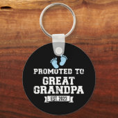 Bevorderd tot grote opa 2023 sleutelhanger (Voorkant)