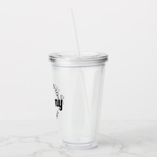 Bevorderd tot mama Oost. 124 Acryl Drinkbeker (Links)