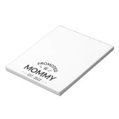 Bevorderd tot mama Oost. 2023 II Notitieblok (Linkerzijde)