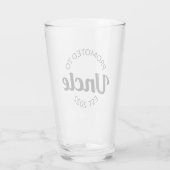 Bevorderd tot oom Est. 2022 I Glas (Achterkant)