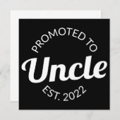 Bevorderd tot oom Est. 2022 I Kaart (Voorkant / Achterkant)