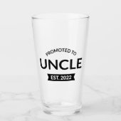 Bevorderd tot oom Est. 2022 II Glas (Voorkant)