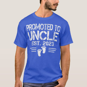 Bevorderd tot oom Est 2023 - zwangerschap aankondi T-shirt