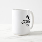 Bevorderd tot opa 2020 New Grandfather om te worde Koffiemok (Voorkant rechts)