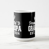 Bevorderd tot opa 2024 Nieuwe opa zwangerschap Koffiemok (Center)