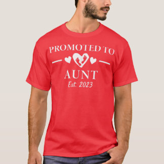 Bevorderd tot tante 2023 Pregnancy Announcemen T-shirt