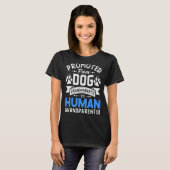 Bevorderd van grootouders van honden naar grootjon t-shirt (Voorkant volledig)