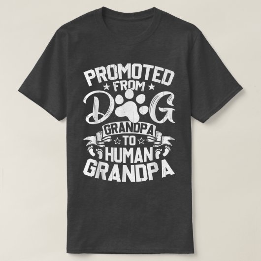 Bevorderd van grootvader tot grootvader t-shirt (Design voorkant)