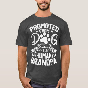 Bevorderd van grootvader tot grootvader t-shirt