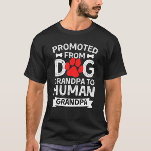 Bevorderd van grootvader tot grootvader t-shirt