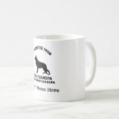 Bevorderd van hondenopa tot menselijke opa koffiemok (Voorkant rechts)