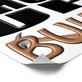 BEVORDEREN EN OPBOUWEN (bouw) Poster (Hoek)